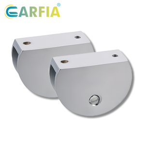 <span class=keywords><strong>Garfia</strong></span> - Clip de Vidrio Semicircular de 8 mm, Clip de Vidrio de Aleación de Zinc, Redondo, Ajustable y Duradero - Product Image 6