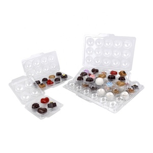 Bán Sỉ Hộp Vỉ Sô Cô La Truffle Trong Suốt 4 8 15 30 Lỗ Khay Đóng Gói Vỏ Sò Nhựa Đựng Kẹo - Product Image 2