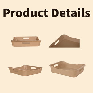 صندوق تخزين بلاستيكي كبير السعة من البولي بروبيلين للمدارس مع مقبض، منظمات لرياض الأطفال والحضانات ودور الرعاية النهارية والمدارس - Product Image 4