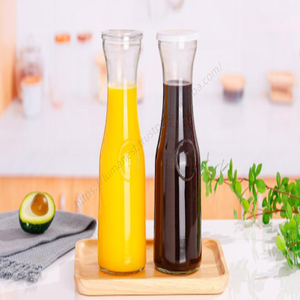 Bouteille de boisson grande capacité S128 en gros, pichet en verre à large ouverture pour boissons froides, bouteilles à jus - Product Image 3