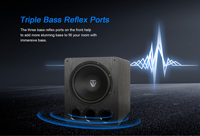 Altavoces de Subgraves Activos Tonewinner SW-D6000 de 15 Pulgadas, Altavoces de Reflejo de Bajos, Altavoces de Supergraves para el Hogar