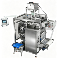 Machine automatique multi-voies à scellage 4 côtés haute productivité, facile à utiliser, pour sacs métalliques, avec surveillance à distance pour l'industrie agroalimentaire