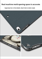 Vente en gros de housses de tablette personnalisées imprimées pour iPad Air/Air 2, étui en cuir avec impression UV, support