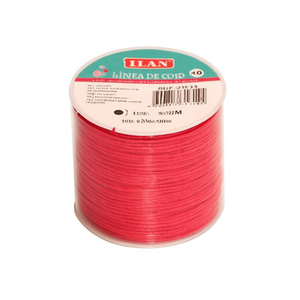 Cordoncino cerato ILAN 1 mm x 20 m colore rosso per la creazione di gioielli - Product Image 2