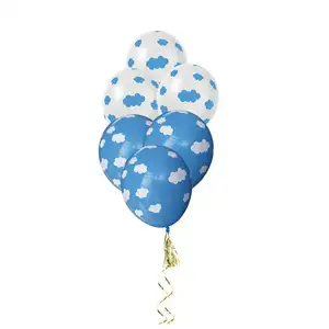 JYAO 12 дюймов, латексные воздушные шары с облаками, украшение на день рождения, свадьбу, гавайская тематическая вечеринка, девичник, бассейн, воздушные шары