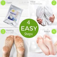 Masque exfoliant pour les pieds, élimine les peaux mortes, les cuticules, soin des talons, chaussettes de pédicure