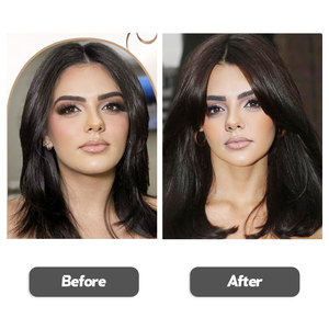 Shinein Natural 3D False Bang Extensión de cabello Flecos laterales Topper Postizos 360 Cubierta Marrón Clip en Hair Bang para mujeres - Product Image 4