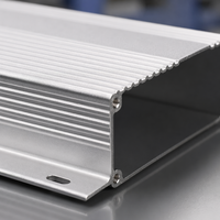 Caja de Control Ligera de Aluminio con Bridas de Montaje para Aplicaciones Industriales en Interiores, Caja de Control Metálica Pequeña