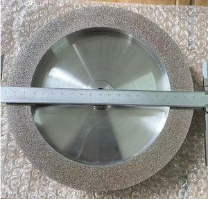 Meule à lamelles CBN 200 mm haute dureté pour affûtage <span class=keywords><strong>de</strong></span> couteaux T7 T8, arbre 12 mm, grain 80 - Product Image 3