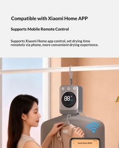 Secadora Inteligente Yanmi, Secadora Portátil de Viaje, Secadora Pequeña para el Hogar y Dormitorio, Conectada a la Aplicación Xiaomi - Product Image 3
