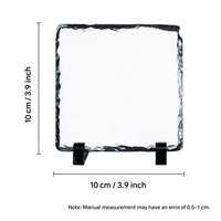 Cadre photo religieux en ardoise de 10x10 cm pour sublimation, avec ange, plaque photo personnalisée peinte, décoration d'intérieur, cadeaux