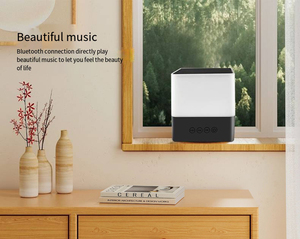 Alta qualidade <span class=keywords><strong>Bluetooth</strong></span> Áudio <span class=keywords><strong>bluetooth</strong></span> Speaker Luz RGB 7 Cores Lâmpada Recarregável Controle Inteligente Music Desk Night Lamp - Product Image 3