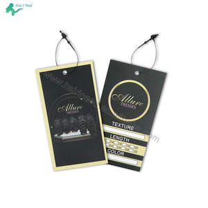 Étiquettes personnalisées imprimées sur papier pour extensions de cheveux, étiquettes pour perruques, pour les entreprises de coiffure - Product Image 4