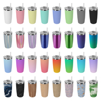 Bouteille d'eau de sport en acier inoxydable de 10 oz, gobelet personnalisé à double paroi, gobelet de voyage pour café, gobelet de voiture de 10 oz avec couvercle à paille