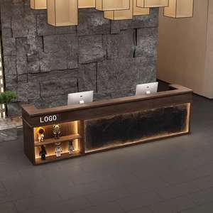 Mostrador de recepción de piedra <span class=keywords><strong>cultural</strong></span> para recepción, tienda de baño de pies, restaurante, <span class=keywords><strong>centro</strong></span> de preservación de la salud, barra de cajero personalizable - Product Image 1