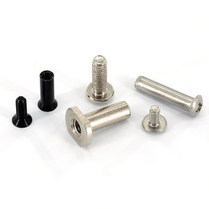 Rivets métalliques <span class=keywords><strong>à</strong></span> <span class=keywords><strong>couture</strong></span> double face Punk Spike Décoration Snap Fastener Press Button Craft Screw Nail Strap Rivets for Leather - Product Image 6