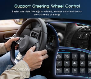 EU erisin es6646b Android 14.0 tự động stereo GPS NAVI 4G không dây Carplay cho Máy nghe nhạc DSP DAB SWC Bảng điều khiển hỗ trợ đảo ngược xe - Product Image 4