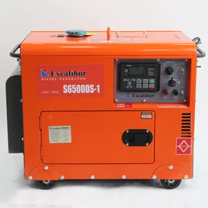 Vente en gros 220v 380v 10kva 12kva 5000w Générateur diesel, personnalisation Excalibur acceptée 3kw 4kw 5kw 6kw Générateur super silencieux