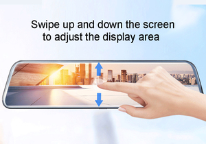 10 <span class=keywords><strong>inch</strong></span> 2 camera 1080p giám sát điểm mù Mô-đun GPS kẹp trên gương chiếu hậu ô tô - Product Image 3