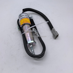 วาล์วโซลินอยด์หยุดเครื่องยนต์ 24V รุ่น 11E1-60100 11E160100 วาล์วปิดเครื่อง สำหรับอะไหล่รถขุด R210-5 R210-7 - Product Image 1