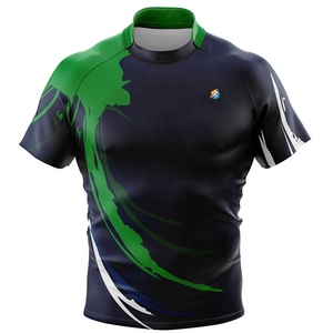 Camiseta de Rugby Profesional Personalizada por Sublimación para Adultos, Secado Rápido, Transpirable, Antibacteriana, Diseño Libre, Precios Económicos - Product Image 1