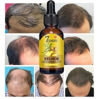 Huile Accélératrice de Croissance Capillaire en 7 Jours au Gingembre, Traitement Anti-Chute de Cheveux pour Hommes et Femmes, Sérum Traitant le Cuir Chevelu, Produits de Beauté