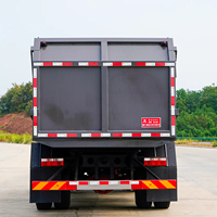 Camion compacteur de déchets Dongfeng D9, châssis 15,6 m³, véhicule de transport de déchets sanitaire de grand volume