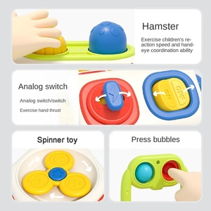 Jouet d'activités sensorielles Montessori pour bébés, cube d'apprentissage précoce pour les tout-petits, pour l'entraînement de la motricité <span class=keywords><strong>fine</strong></span> - Product Image 5