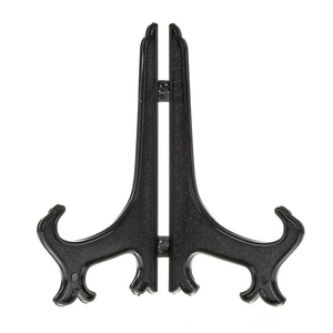 Đảng trang trí 6 inch nhựa màu đen Giá vẽ chủ đám cưới thẻ nhựa Giá vẽ chủ đứng - Product Image 2