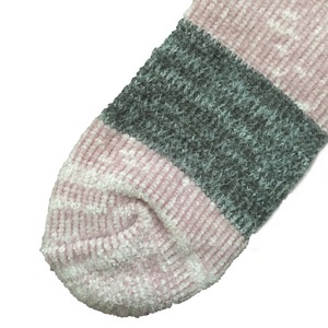 Calzini Ultra morbidi per la casa in ciniglia-peluche in microfibra con impugnature antiscivolo, calze da salotto interne dai colori vivaci - Product Image 4