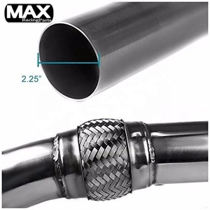 VW Bora/Jetta/yeni Beetle /99-05 Golf IV/GTi MK4/Skoda Octavia motor Turbo paslanmaz çelik egzoz uç borusu İniş borusu kiti - Product Image 3