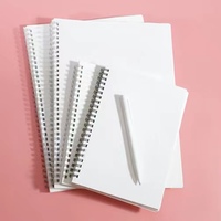 Carnet à feuilles mobiles A5 par Sublimation avec bobine imprimée vierge carnet de notes atmosphérique Simple pour le bureau des étudiants