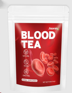 Tisane Naturelle Végétalienne aux Herbes pour la Circulation Sanguine, la Vitalité et l'Amincissement, Sans OGM, Thé Fleurissant, Soutien Énergétique et Bien-être - Product Image 1