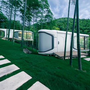 Maison capsule spatiale en vente chaude Installation facile Maison préfabriquée écologique avec salle de bain Chambres pour glamping Hôtel - Product Image 3