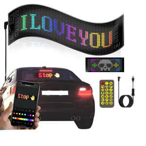 Post-billion 16x32 LED Flexible Light Advertising Screen Colorful <b>Car</b> <b>Sticker</b> Animated Vehicle-Mounted Display - Product Image 2