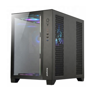 Phong Cách Mới Tủ Trường Hợp Temper Glass Bảng Điều Khiển PC Atx Gaming Máy Tính Trường Hợp Với RGB Quạt Làm Mát - Product Image 2