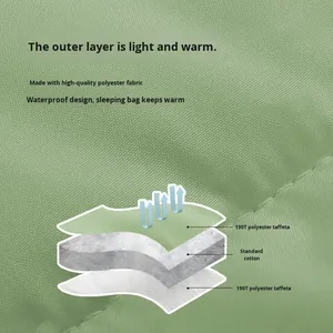 Sac de couchage imperméable léger pour le froid, idéal pour la randonnée, le trekking et le camping - Product Image 5