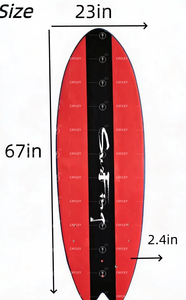 Tavola da Surf Blu con Superficie Liscia e Pinne, Leggera, per Attività Sportive Marine all'Aperto - Product Image 4