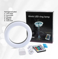 Nouvel accessoire pour chicha, lumière LED à télécommande, lampe LED ronde à 16 couleurs pour chicha