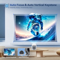 Projecteur Home Cinéma Android 14.0 Full HD 1080P 4K WiFi 6 5G LCD Vidéo Smart Mini Beamer pour Grand Écran Home Cinéma