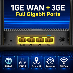Routeur Wi-Fi 6 d'occasion, double bande 2.4G/5G, OpenWrt Mesh AX3000, Wi-Fi 6 extérieur, 1GE WAN + 3GE LAN, Tp-link Wavlink - Product Image 5