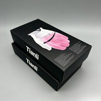 Caja de Papel Reciclable con Impresión Digital, Gofrado y Recubrimiento UV para Empaque de Guantes Deportivos Personalizados