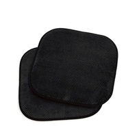 Coussin de siège en mousse à mémoire de forme carrée de 16 \ "x 16 \" coussin de chaise à rebond lent avec oreillers lombaires
