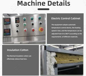 בקרת טמפרטורה צלייה מכונת קירור רציף בוטנים צלייה קו עיבוד תיבול שקדים מכונת הקלייה שקדים - Product Image 3