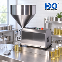 Machine de remplissage semi-automatique de précision à pompe à engrenages pour liquides et pâtes visqueuses – Durable, précise, fiable, robuste, facile à nettoyer