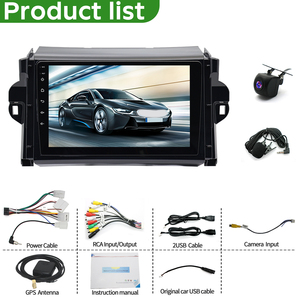 Autoradio GPS 9 pouces pour Fortuner 2015-2020 avec Carplay, Android Auto, Mirror Link, SWC, DAB, WiFi - Product Image 6