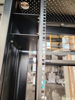 Armoire réseau verticale sur pied en acier laminé à froid de haute qualité, 19 pouces, 42U, pour serveur et boîtier de distribution