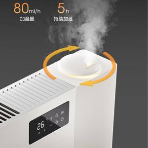 Calentador de Rodapié Midea de 25m, Calefacción Eléctrica Rápida con Temporizador de 24h para Dormitorio, Color Blanco - Product Image 2