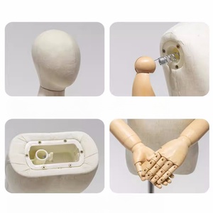 의류 매장 창 디스플레이 소품 나무 팔 의상 어린이 마네킹 디스플레이 아기 마네킹 - Product Image 4