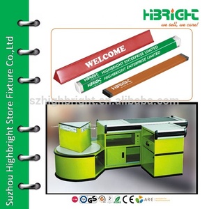 Mostrador de Caja <span class=keywords><strong>en</strong></span> Forma de <span class=keywords><strong>U</strong></span> de Doble Cara para Supermercados, Centros Comerciales y Tiendas Minoristas - Product Image 5